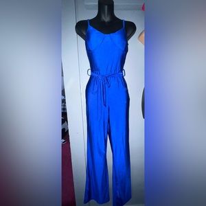 Royal Blue jumpsuit romper medium